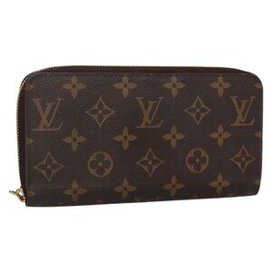 LOUIS VUITTON Monogram Zippy Wallet Long Wallet LV Auth